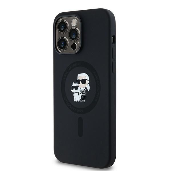 Muu telefoni lisavarustus Karl Lagerfeld Karl Lagerfeld Silicone Karl&Choupette MagSafe case for iPhone 14 Pro - black