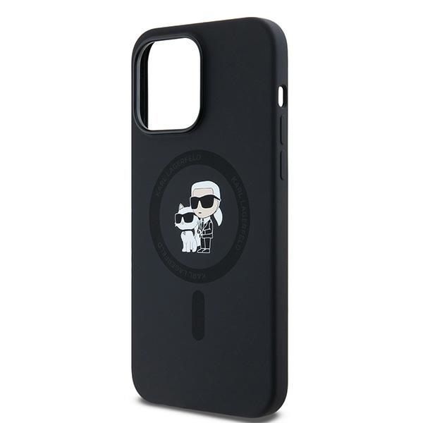 Muu telefoni lisavarustus Karl Lagerfeld Karl Lagerfeld Silicone Karl&Choupette MagSafe case for iPhone 14 Pro - black