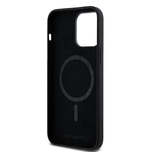 Muu telefoni lisavarustus Karl Lagerfeld Karl Lagerfeld Silicone Karl&Choupette MagSafe case for iPhone 14 Pro - black