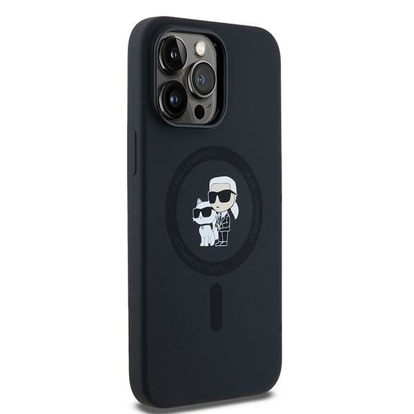Muu telefoni lisavarustus Karl Lagerfeld Karl Lagerfeld Silicone Karl&Choupette MagSafe case for iPhone 14 Pro - black