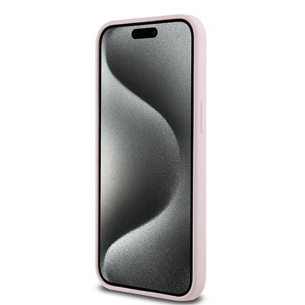 Muu telefoni lisavarustus Karl Lagerfeld Karl Lagerfeld Silicone Karl&Choupette MagSafe case for iPhone 15 Pro - pink