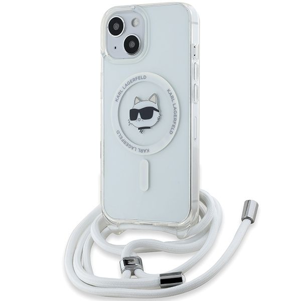 Other Phone Accessory Karl Lagerfeld Karl Lagerfeld IML Choupette Head&Cord MagSafe case for iPhone 15 / 14 / 13 - transparent