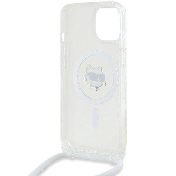 Other Phone Accessory Karl Lagerfeld Karl Lagerfeld IML Choupette Head&Cord MagSafe case for iPhone 15 / 14 / 13 - transparent