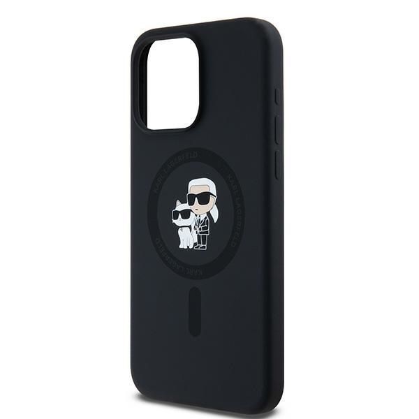 Other Phone Accessory Karl Lagerfeld Karl Lagerfeld Silicone Karl&Choupette Ring MagSafe case for iPhone 15 Pro Max - black