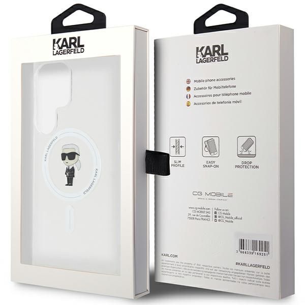 Other Phone Accessory Karl Lagerfeld Karl Lagerfeld IML Ikonik MagSafe case for Samsung Galaxy S24 Ultra - transparent