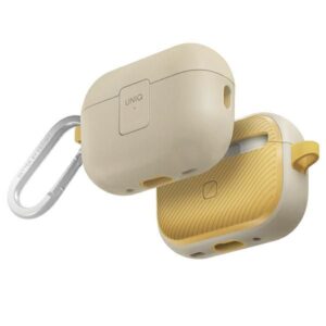 Kitas telefono priedas UNIQ  Uniq Clyde Lock Case for AirPods Pro 2 (2022/2023) - beige and yellow 