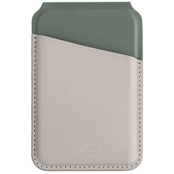 Other Phone Accessory UNIQ Uniq Lyden DS magnetic RFID wallet with phone stand - beige and green
