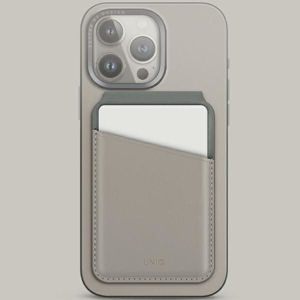 Other Phone Accessory UNIQ Uniq Lyden DS magnetic RFID wallet with phone stand - beige and green