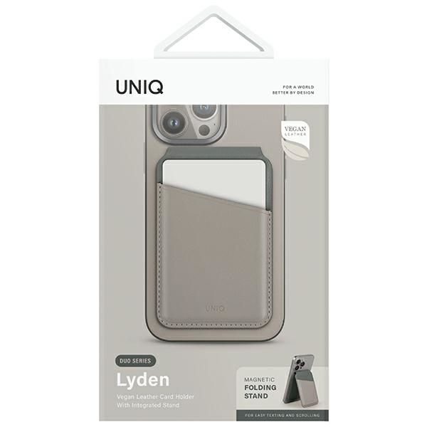 Other Phone Accessory UNIQ Uniq Lyden DS magnetic RFID wallet with phone stand - beige and green