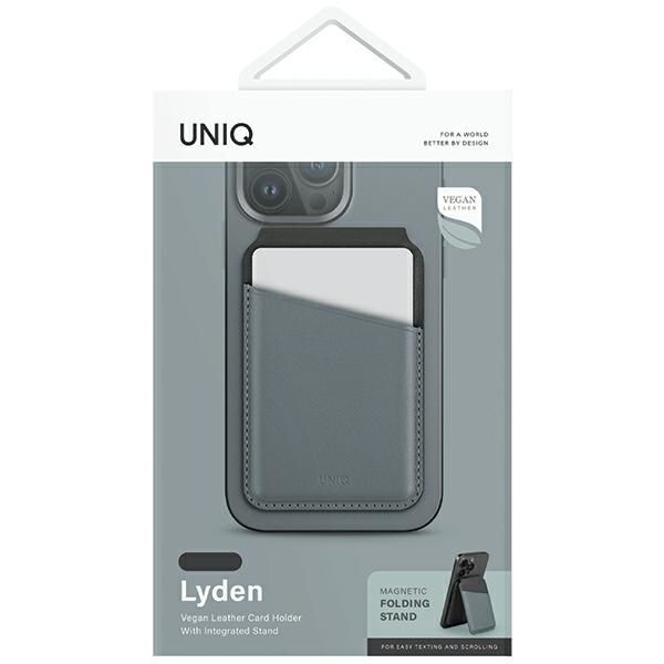 Other Phone Accessory UNIQ Uniq Lyden DS magnetic RFID wallet with phone stand - blue and black
