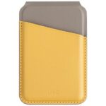 Muu telefoni lisavarustus UNIQ  Uniq Lyden DS magnetic RFID wallet with phone stand - yellow-gray 