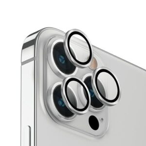 Other Phone Accessory UNIQ  Uniq Optix Aluminum Camera Lens Protector for iPhone 14 Pro / 14 Pro Max camera lens with applicator - silver 