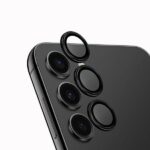 Muu telefoni lisavarustus UNIQ  Uniq Optix Aluminum Camera Lens Protector for Samsung Galaxy S24 camera lens with applicator - black 