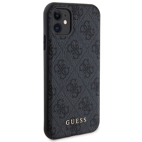 Muu telefoni lisavarustus Guess Guess 4G Metal Logo case set for iPhone 11 + 5000mAh MagSafe power bank - black