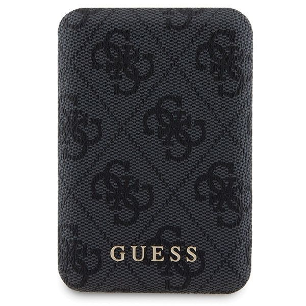 Muu telefoni lisavarustus Guess Guess 4G Metal Logo case set for iPhone 11 + 5000mAh MagSafe power bank - black