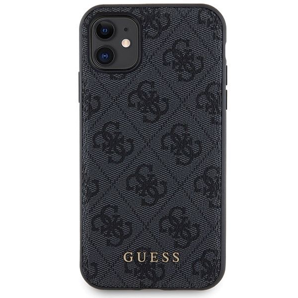 Muu telefoni lisavarustus Guess Guess 4G Metal Logo case set for iPhone 11 + 5000mAh MagSafe power bank - black