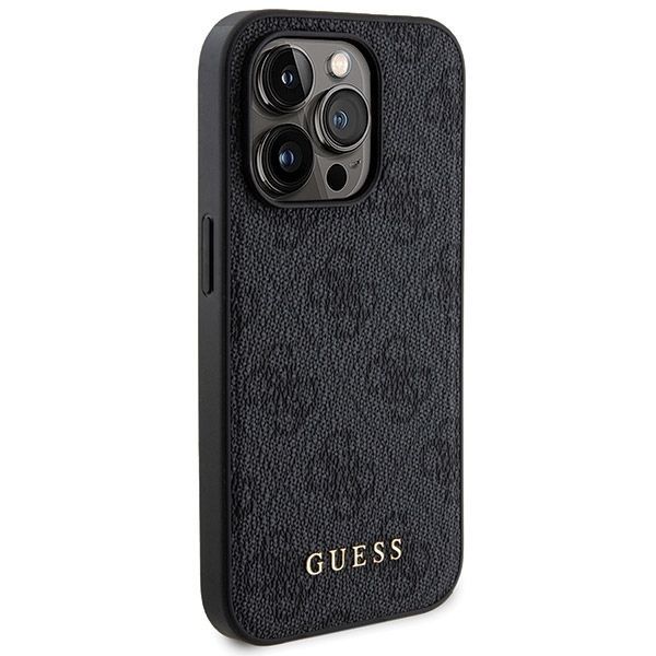 Other Phone Accessory Guess Guess 4G Metal Logo Case Set for iPhone 15 Pro Max + 5000mAh MagSafe Powerbank - Black