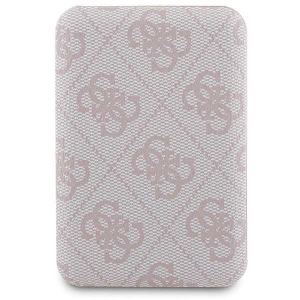 Muu telefoni lisavarustus Guess Guess 4G Metal Logo case set for iPhone 15 Pro Max + 5000mAh MagSafe power bank - pink
