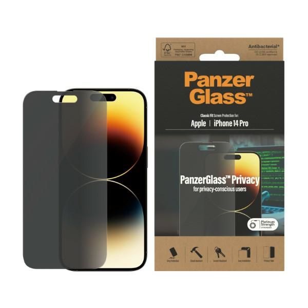 Other Phone Accessory Panzer Glass PanzerGlass Classic Fit antibacterial privacy glass for iPhone 14 Pro