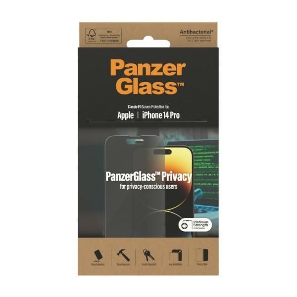 Other Phone Accessory Panzer Glass PanzerGlass Classic Fit antibacterial privacy glass for iPhone 14 Pro