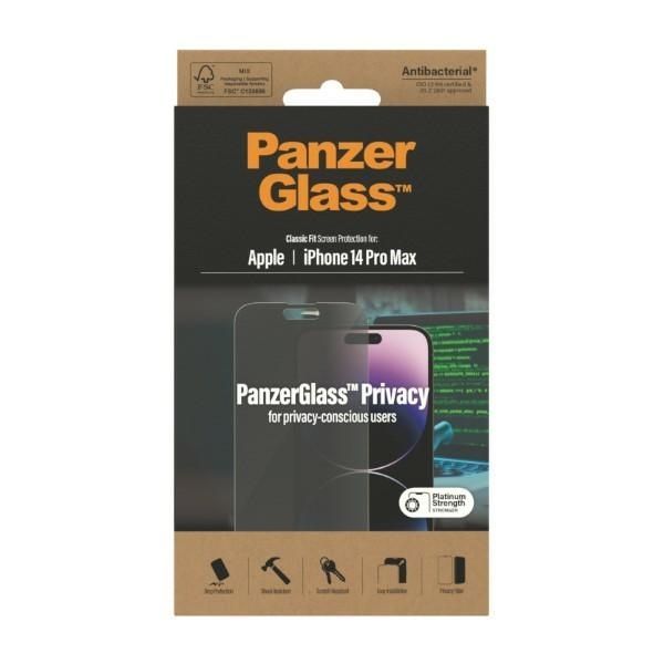 Other Phone Accessory Panzer Glass PanzerGlass Classic Fit antibacterial privacy glass for iPhone 14 Pro Max
