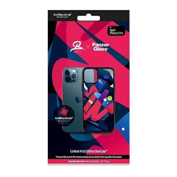 Other Phone Accessory Panzer Glass PanzerGlass ClearCase antibacterial Mikael B Limited Artist Edition case for iPhone 11 Pro - multicolor