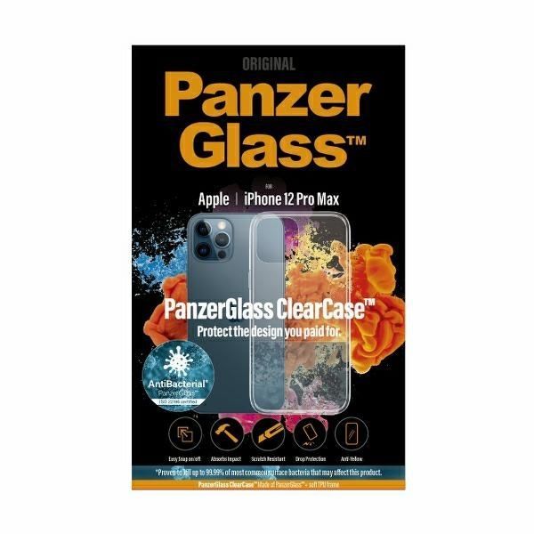 Other Phone Accessory Panzer Glass PanzerGlass ClearCase antibacterial case for iPhone 12 Pro Max - transparent