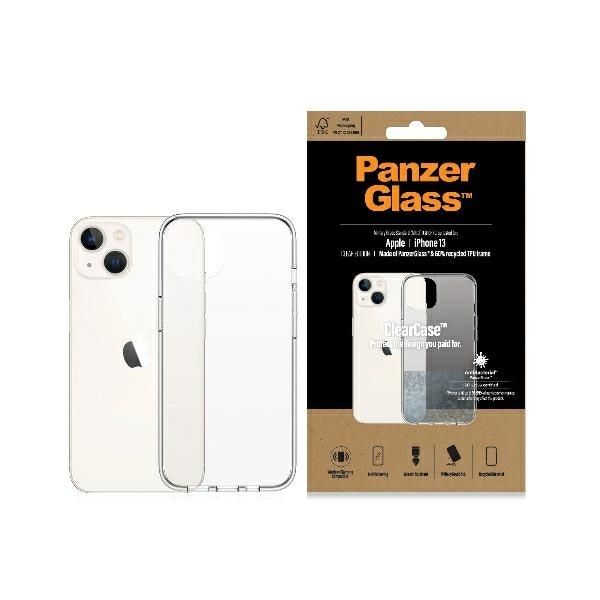Other Phone Accessory Panzer Glass PanzerGlass ClearCase antibacterial case with Military Grade certificate for iPhone 13 / 14 / 15 - transparent