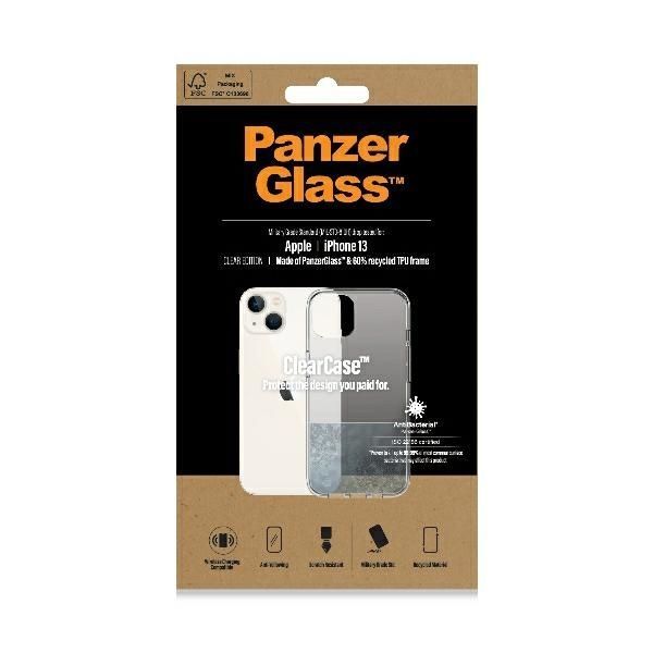 Other Phone Accessory Panzer Glass PanzerGlass ClearCase antibacterial case with Military Grade certificate for iPhone 13 / 14 / 15 - transparent