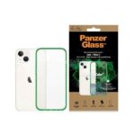 Other Phone Accessory Panzer Glass  PanzerGlass ClearCase antibacterial case with Military Grade certificate for iPhone 13 / 14 / 15 - transparent green 