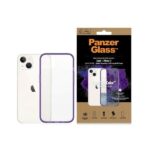 Kitas telefono priedas Panzer Glass  PanzerGlass ClearCase antibacterial case with Military Grade certificate for iPhone 13 / 14 / 15 - transparent purple 