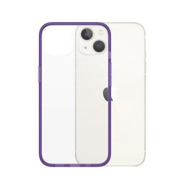 Cits mobilo telefonu aksesuārs Panzer Glass PanzerGlass ClearCase antibacterial case with Military Grade certificate for iPhone 13 / 14 / 15 - transparent purple