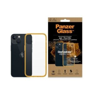 Kitas telefono priedas Panzer Glass  PanzerGlass ClearCase Antibacterial Military Grade Certified Case for iPhone 13 Mini - Transparent Yellow 