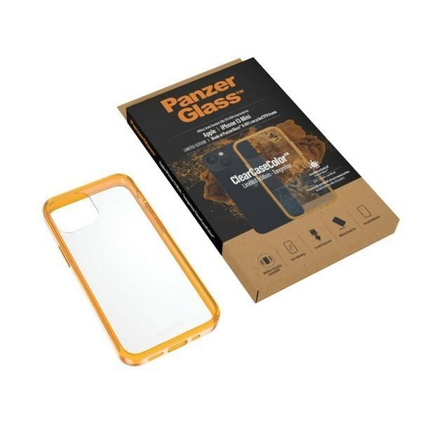 Other Phone Accessory Panzer Glass PanzerGlass ClearCase Antibacterial Military Grade Certified Case for iPhone 13 Mini - Transparent Yellow