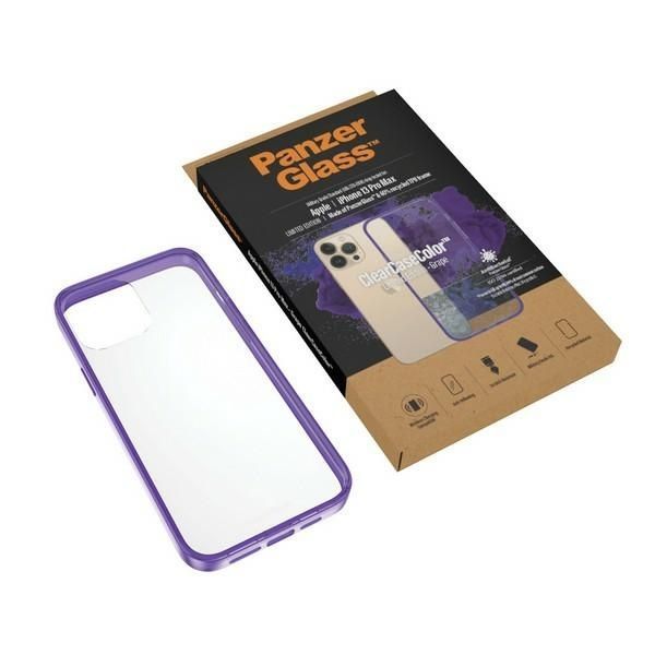 Other Phone Accessory Panzer Glass PanzerGlass ClearCase antibacterial Military Grade certified case for iPhone 13 Pro Max - transparent purple
