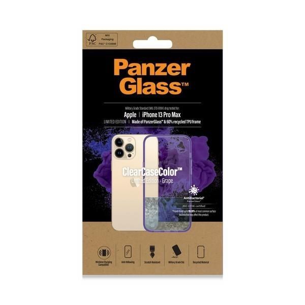 Other Phone Accessory Panzer Glass PanzerGlass ClearCase antibacterial Military Grade certified case for iPhone 13 Pro Max - transparent purple
