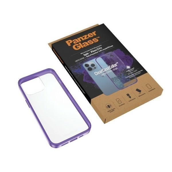 Other Phone Accessory Panzer Glass PanzerGlass ClearCase antibacterial Military Grade certified case for iPhone 13 Pro - transparent purple