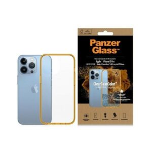 Kitas telefono priedas Panzer Glass  PanzerGlass ClearCase Antibacterial Military Grade Certified Case for iPhone 13 Pro - Transparent Yellow 