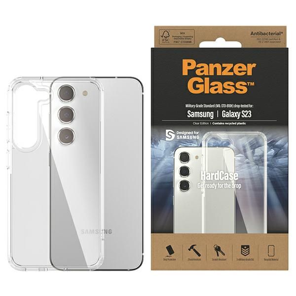 Cits mobilo telefonu aksesuārs Panzer Glass PanzerGlass ClearCase case for Samsung Galaxy S23 - transparent