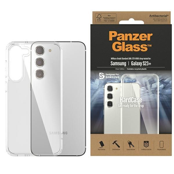 Cits mobilo telefonu aksesuārs Panzer Glass PanzerGlass ClearCase case for Samsung Galaxy S23+ - transparent