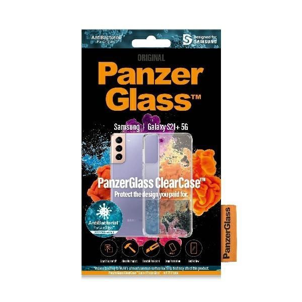 Cits mobilo telefonu aksesuārs Panzer Glass PanzerGlass ClearCase case for Samsung Galaxy S21+ - transparent