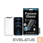 Other Phone Accessory Panzer Glass  PanzerGlass E2E Microfracture Antibacterial Glass with Camera Cover with Swarovsky Crystal for iPhone 12 Pro Max - with Black Frame 