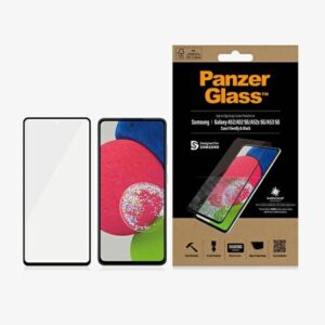 Kitas telefono priedas Panzer Glass  PanzerGlass E2E Microfracture antibacterial glass for Samsung Galaxy A52 / A52 5G / A53 5G - with black frame 