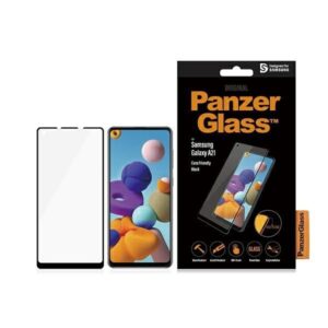 Kitas telefono priedas Panzer Glass  PanzerGlass E2E Regular tempered glass for Samsung Galaxy A21 - with black frame 