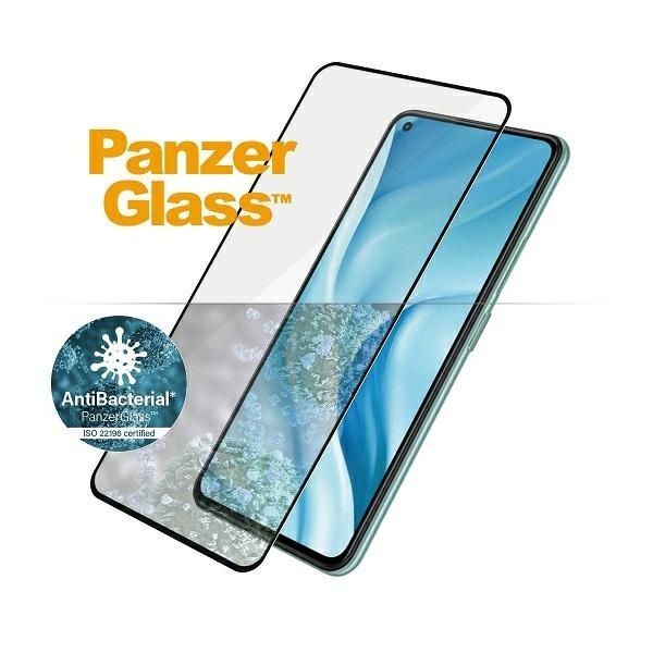 Cits mobilo telefonu aksesuārs Panzer Glass PanzerGlass E2E Regular tempered glass for Xiaomi Mi 11 Lite 5G antibacterial - with black frame