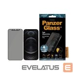 Other Phone Accessory Panzer Glass  PanzerGlass E2E Super+ Microfracture antibacterial privacy tempered glass for iPhone 12 / 12 Pro - with black frame 