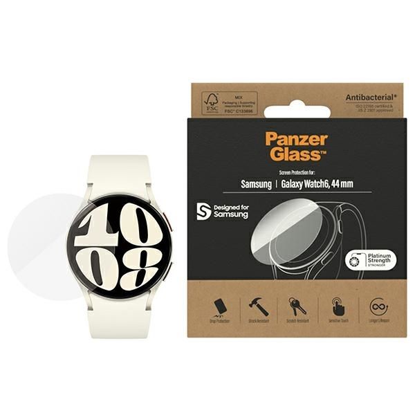 Other Phone Accessory Panzer Glass Antibacterial PanzerGlass Screen Protector for Samsung Galaxy Watch 6 44 mm