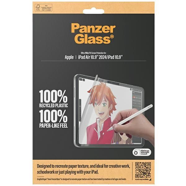 Other Phone Accessory Panzer Glass Antibacterial PanzerGlass GraphicPaper foil with a glare filter for iPad Air 13" 2024 / iPad 10.9"