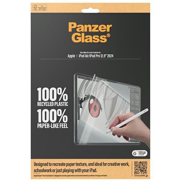 Other Phone Accessory Panzer Glass Antibacterial PanzerGlass GraphicPaper foil with a glare filter for iPad Air 12.9" 2024 / iPad Pro 12.9" 2024