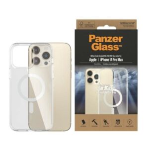 Kitas telefono priedas Panzer Glass  PanzerGlass HardCase with MagSafe Antibacterial Military Grade Certified Case for iPhone 14 Pro Max - Transparent 